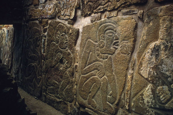 monte alban en mexico
